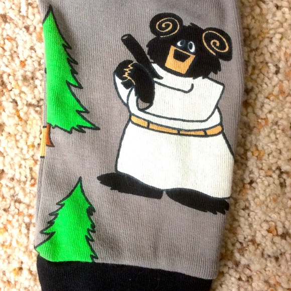 Lazy One Kid’s Forest Animals PJs Long John’s Base Layer Set Sz 10 NWT - Picture 7 of 12